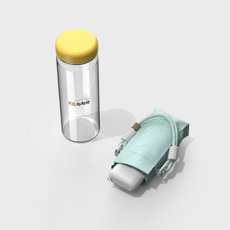 루티네 웰컴키트 선물세트 미니백 스트랩 5단 양우산+에코젠 마이보틀 500ml #3