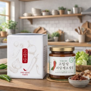 [고맙당] 국산 저당 땡초쌈장 250g -싱글기프트
