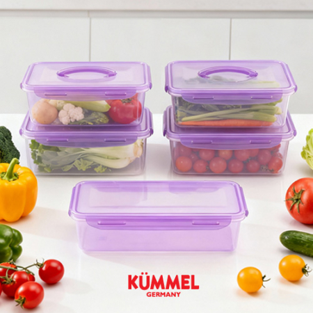 독일쿠멜 5세트10p 향균탈취 야채통 밀폐용기 #2
