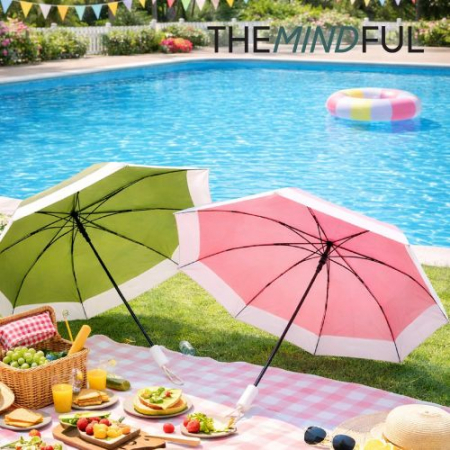 더마인드풀 3단 완전자동 암막 투톤 파스텔 양우산 색상 5종 #4