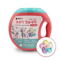 다쓰 꽃송이 캡슐세제 10g*60개입 고농축 세탁세제 판촉물 고객사은품 답례품