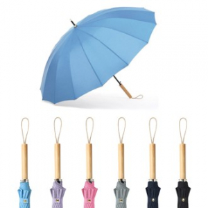 파스텔 원목 장우산 16K