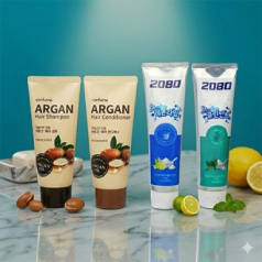 과일나라 샴푸 컨디셔너 2080 치약 4종세트