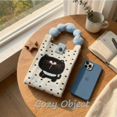 캐주얼 애니멀 스프링 니트가방 P2640