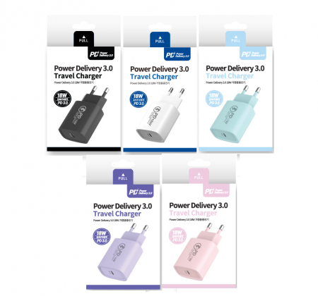 PD 고속충전기 18W 아이폰충전기 갤럭시충전기 C타입충전기 어답터 레이저각인 d048 #2