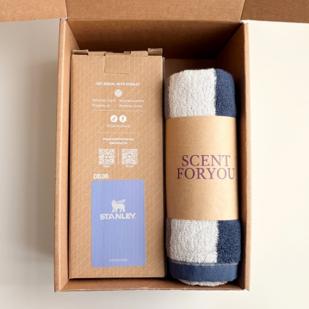 센트포유 송월타올 컬러웨이180g+스탠리 에어로라이트 플립스트로473세트 #4