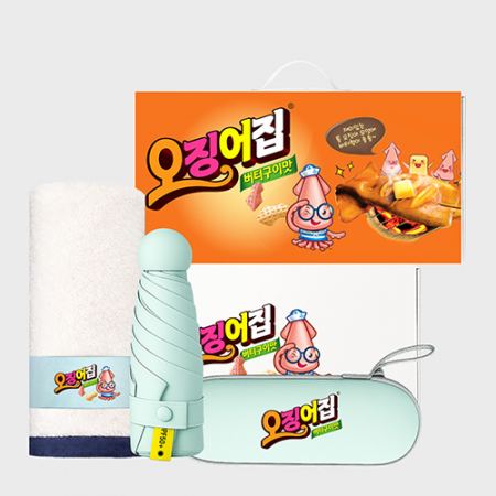 소프트 시그니처 리빙세트 82호 (크로커다일 투톤클래식 라벨 타올 200g+슈가닷 5단 원형 캡슐 암막 양우산) #2