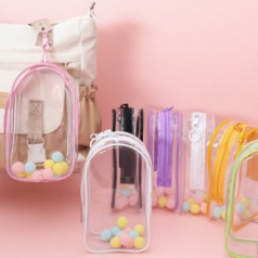 PVC 키링 파우치 케이스 다용도 충전기 케이블 정리 수납 가방 보관 소품