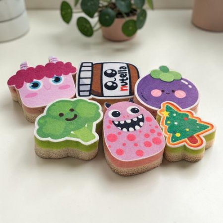 굿즈 우리회사 캐릭터 주방용 수세미 #2