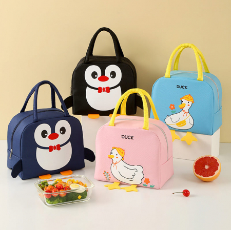 (Blassom) 펭귄+오리 보냉보온 도시락 가방1P #2