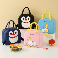 (Blassom) 펭귄+오리 보냉보온 도시락 가방1P