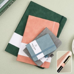 (Blossom) 다양한 사이즈 다이어리형 밴딩 유선 노트 (A7/A6/A5/B5) 1P