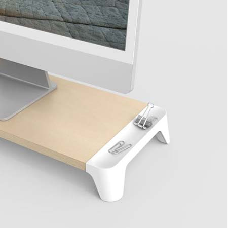 파우트 EYES5 우드 모니터 받침대 노트북 거치대 책상정리 스탠드 #4