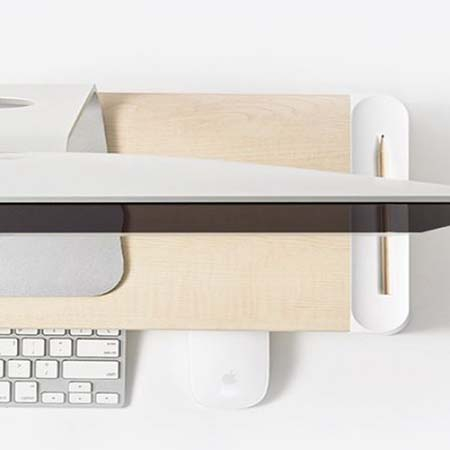 파우트 EYES5 우드 모니터 받침대 노트북 거치대 책상정리 스탠드 #2