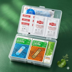 동국제약 아쿠아 방수밴드 마데케어연고 미니구급함 B호