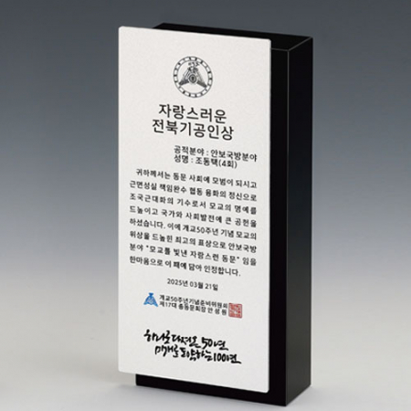 크리스탈 아노다이징 상패 SD14호 104-S #4