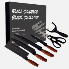 [키친플래그] 블랙 시그니처 칼가위 6종 세트