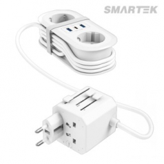 스마텍 ST-MT02 PD 30W 여행용 일체형 멀티탭 어댑터