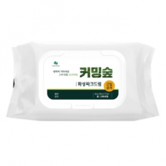뉴행복 CL100C-11 무광화이트 100매 캡형 물티슈