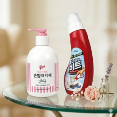 애경 울샴푸 손빨래세제 펌프형 380ml 바르는비트 220ml 2종세트