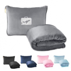 A034 프리미엄 담요세트 쿠션 여행 담요 사무실 캠핑담요 대형 인쇄 행사 선물