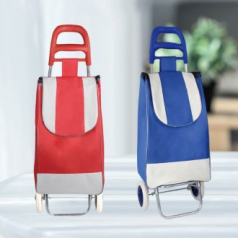 (Blossom) 투톤 쇼핑카트 시장캐리어 1P