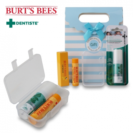 휴대 여행용 버츠비 립밤 덴티스테 가글 스프레이 세트 #2
