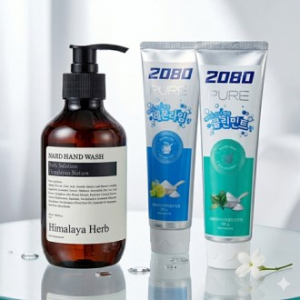 Nard 나드 핸드워시 280ml + 애경 퓨어치약 2개 +끈케이스