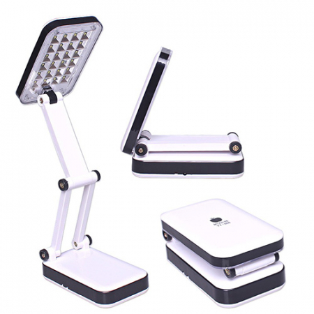 휴대용 3단 접이식 LED 스탠드 독서등 조명 램프 로고 인쇄 USB 충 #2