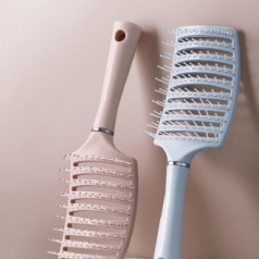 (Blossom) 두피 마사지 볼륨 헤어 브러쉬 (갈비빗)1P