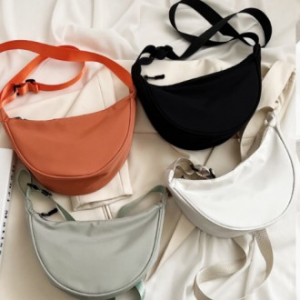 4컬러 반달 크로스백 에코백 여행용 미니 분리 수납 다용도 여행용