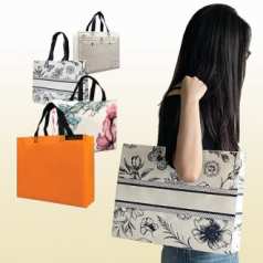 럭셔리 코팅 부직포 쇼핑백 장바구니