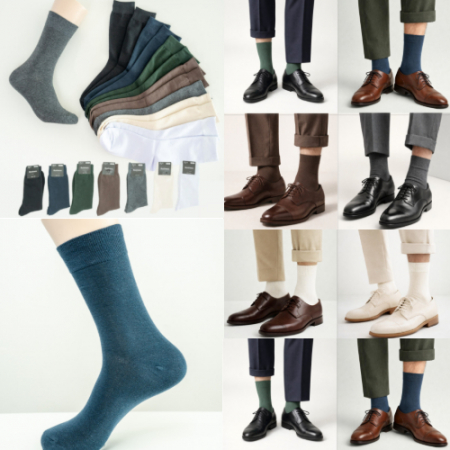 국내생산 남성 정장양말 신사양말 무지양말  //7컬러 #3