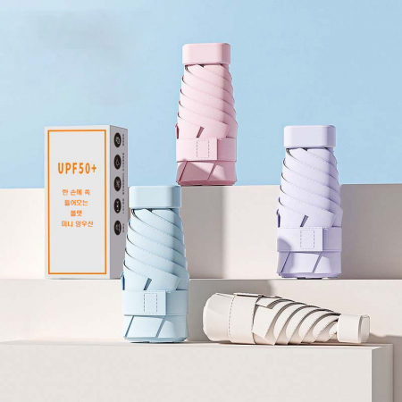 (Blossom) 한 손에 쏙 들어오는 플랫 미니 양우산 1P #2