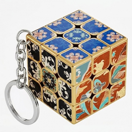 무료인쇄 커스텀오더 3X3 맞춤제작 큐브 열쇠고리 키링 3.5cm #2