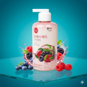 애경 순샘 프레시베리 주방세제 510g + 끈케이스