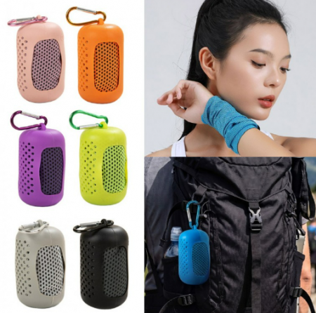 포켓 케이스 쿨링 스포츠 타월 다용도 운동 캠핑 등산 헬스 야외 운동회 야유회 체육대회 #2