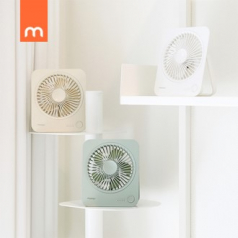 무아스 플랫스퀘어 탁상용 무선 선풍기