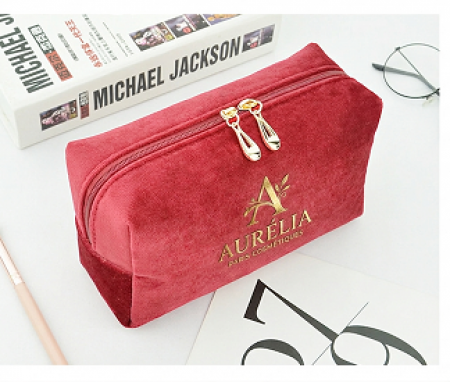 벨벳 화장품 파우치 전사 불박인쇄가능 #4