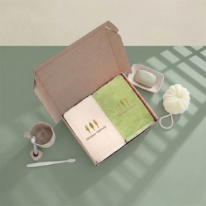 [리노라] 나뭇잎 30수 데일리 타올 세트