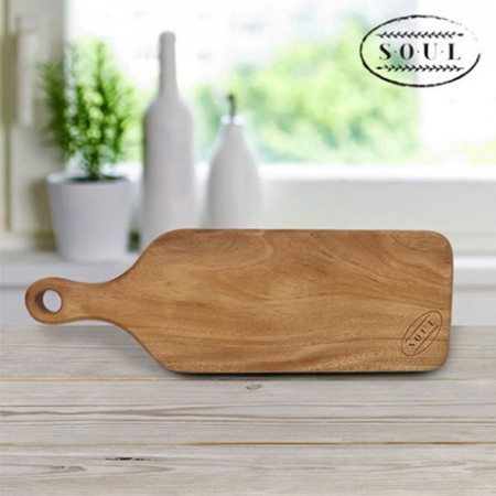 마호가니 우드 핸들 롱플레이트 도마 #2