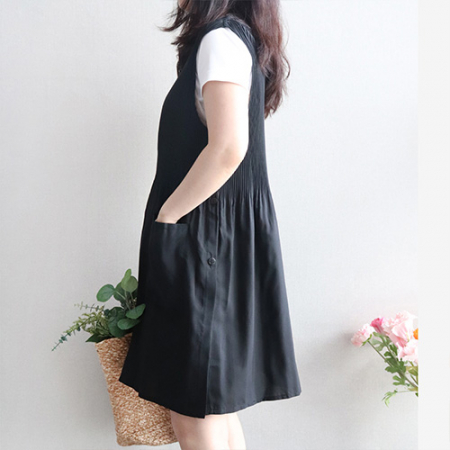 소프트 쉬폰 원피스 앞치마 #6