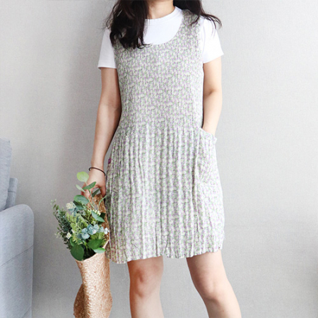 소프트 쉬폰 원피스 앞치마 #3