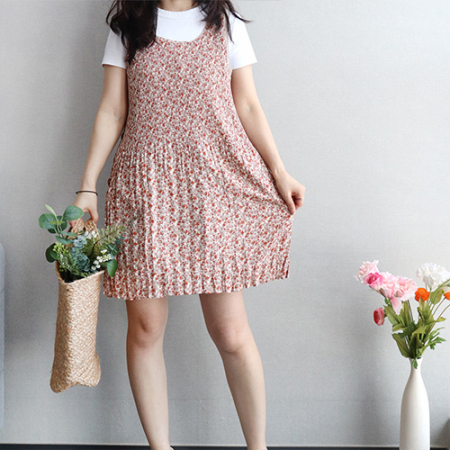 소프트 쉬폰 원피스 앞치마 #7