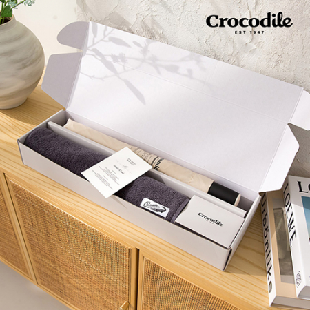 크로커다일2단레터링+심플 우산수건세트 #2