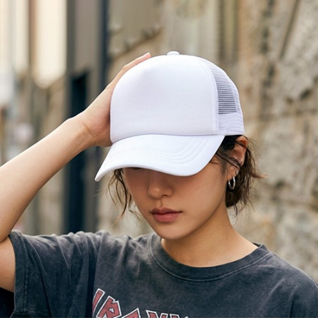 NS-C24 스폰지 5각 망사볼캡 #3