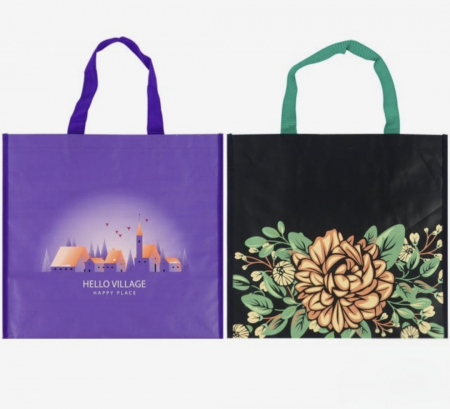 타포린 쇼핑가방(40x37x23cm) 리유저블백 다용도 쇼핑백 장바구니/인쇄가능 /인쇄 제작 가능/ #3