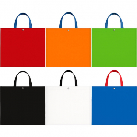 레인보우 타포린가방 대형(42x40x23cm) 리유저블백 다용도 쇼핑백 장바구니 /인쇄 제작 가능/ #3