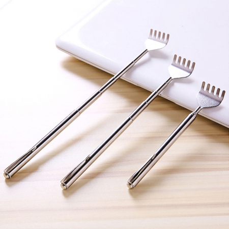 길이조절 스테인리스 휴대용 안테나 효자손 등긁개 #2