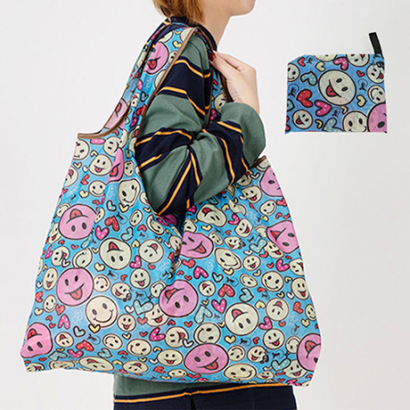 대형 포켓 시장가방 컬러패턴 접이식 장바구니 #2